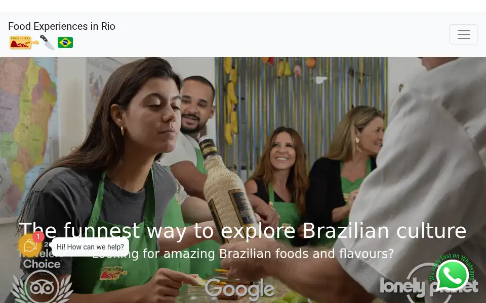 Screenshot of cookinrio.com