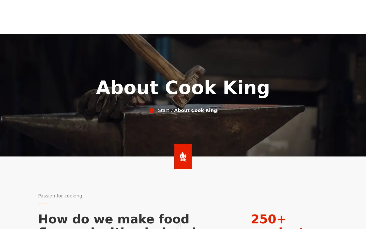 Screenshot of cookking.com