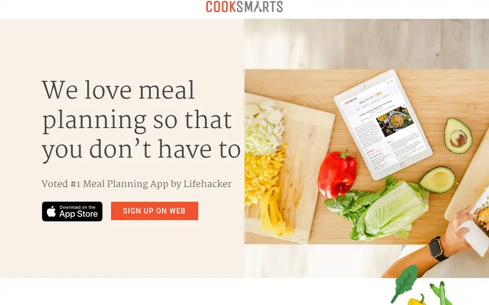 Screenshot of cooksmarts.com