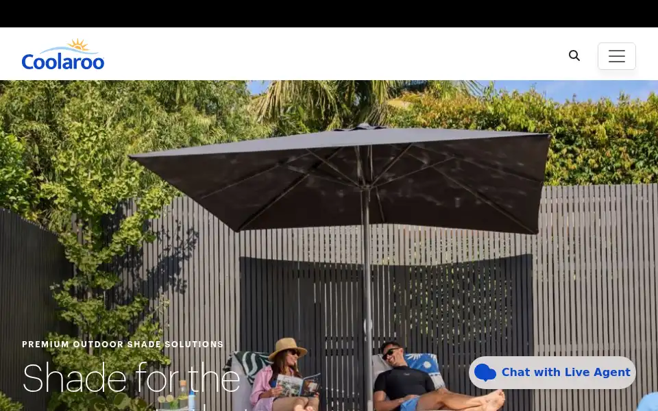 Screenshot of coolaroo.com