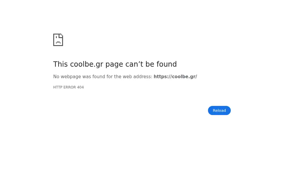 Screenshot of coolbe.gr