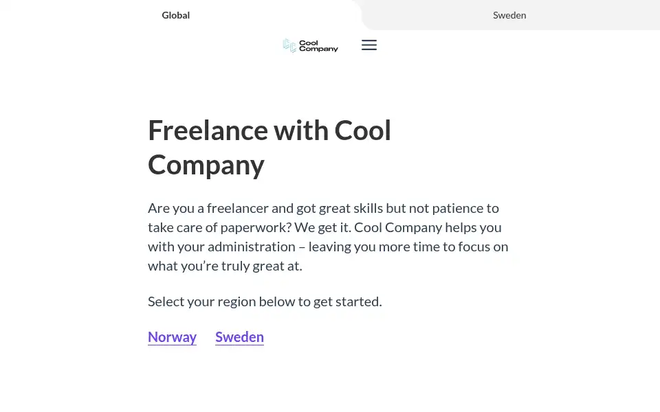 Screenshot of coolcompany.com