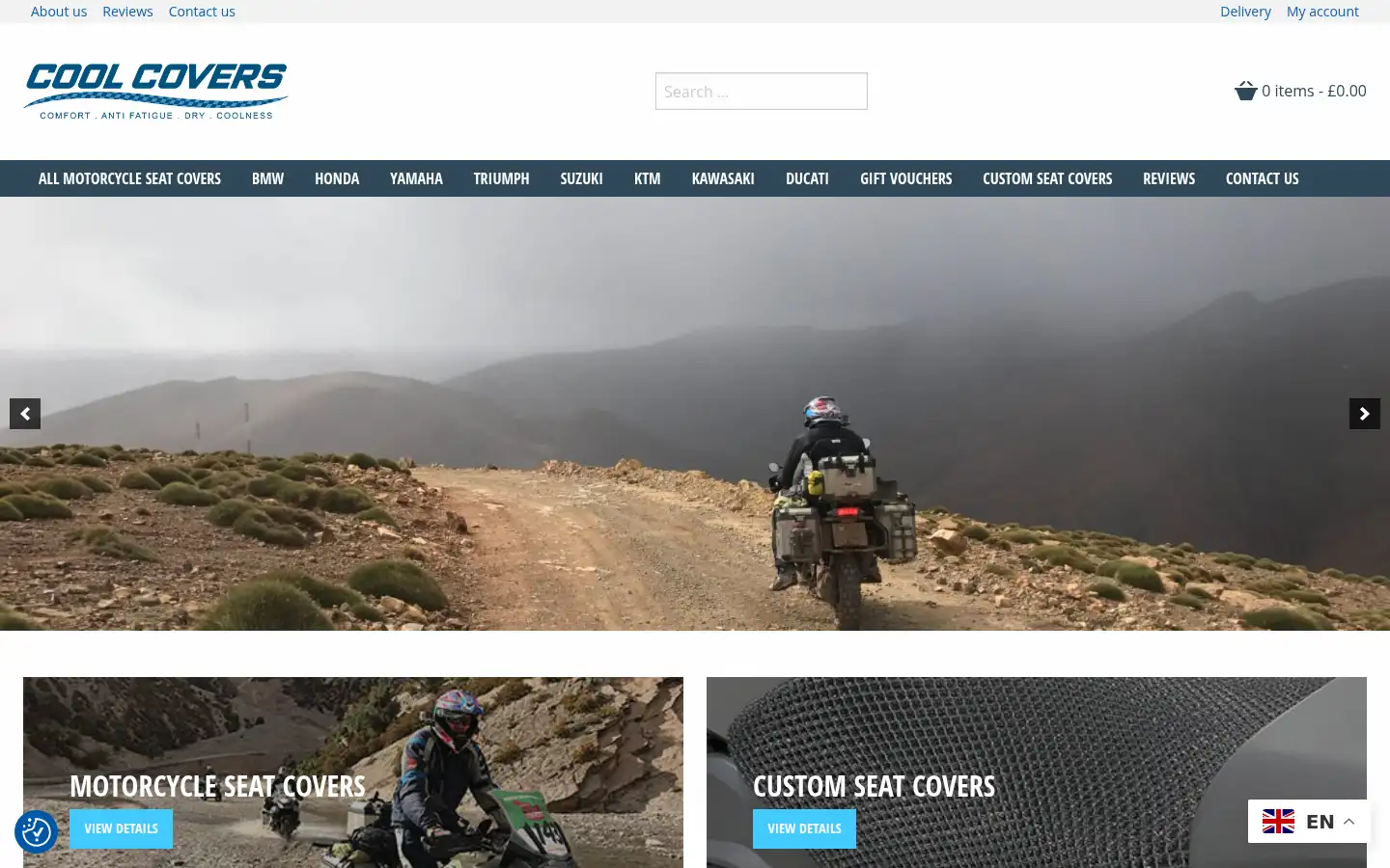Screenshot of coolcovers.co.uk