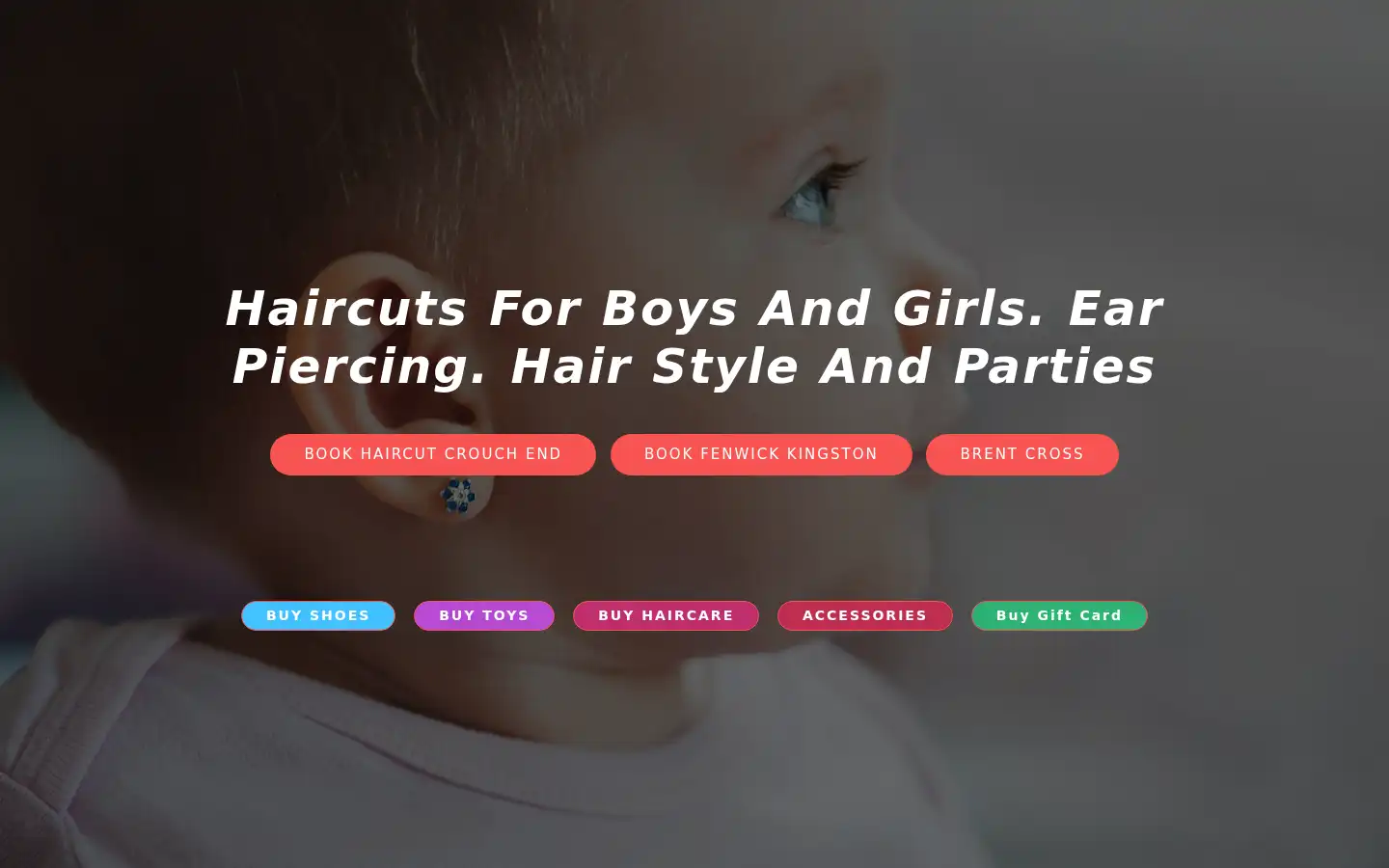 Screenshot of coolcutsforkids.co.uk