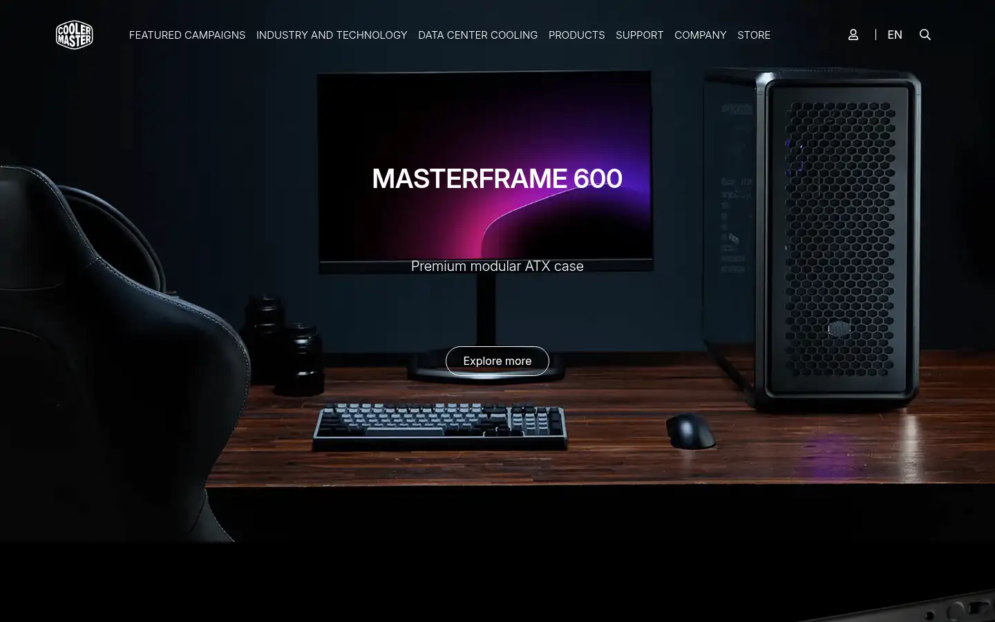 Screenshot of coolermaster.eu