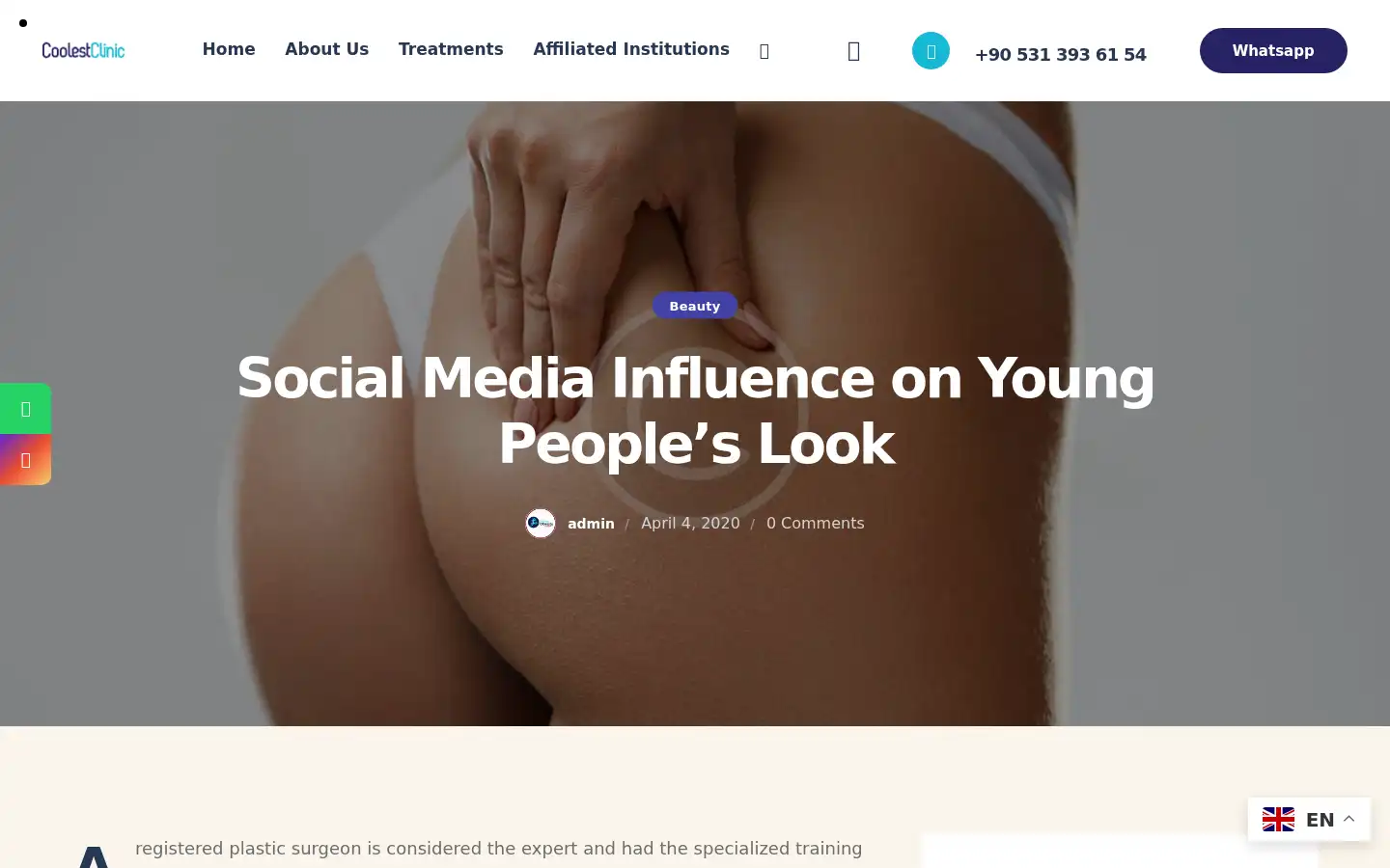 Screenshot of coolestclinic.com