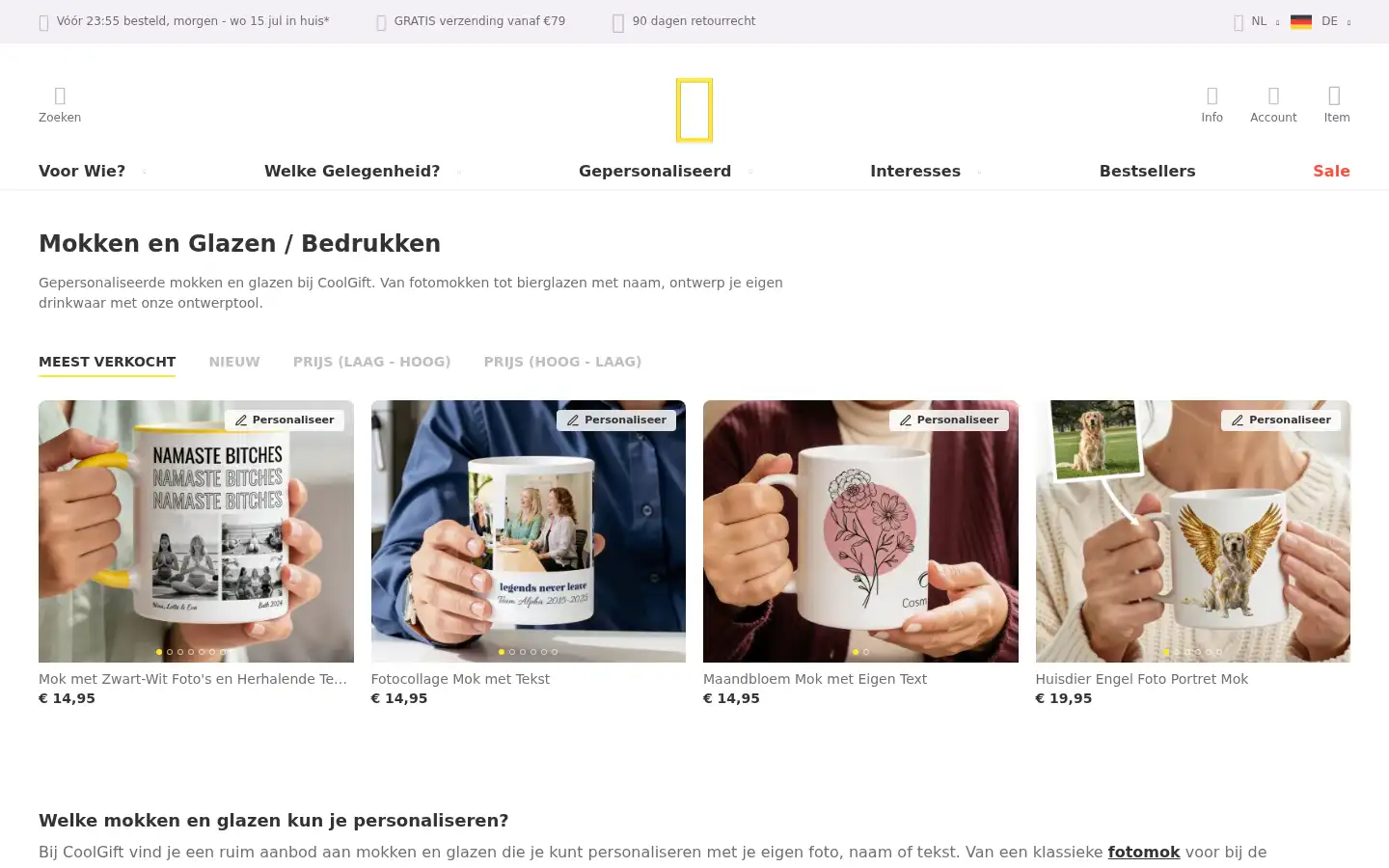 Screenshot of coolgift.com