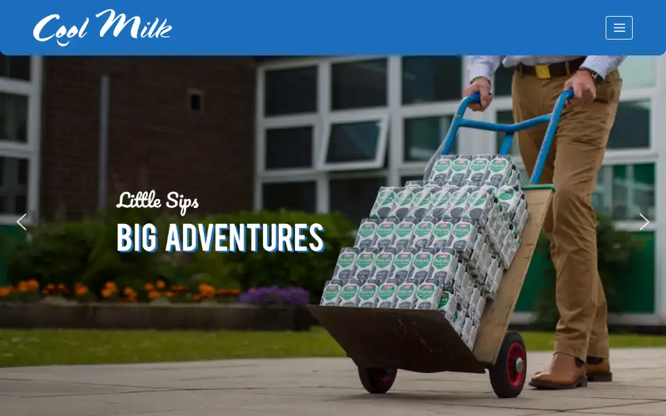 Screenshot of coolmilk.com