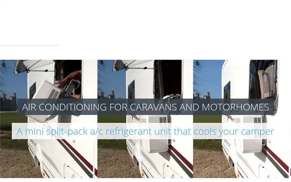 Screenshot of coolmycamper.com