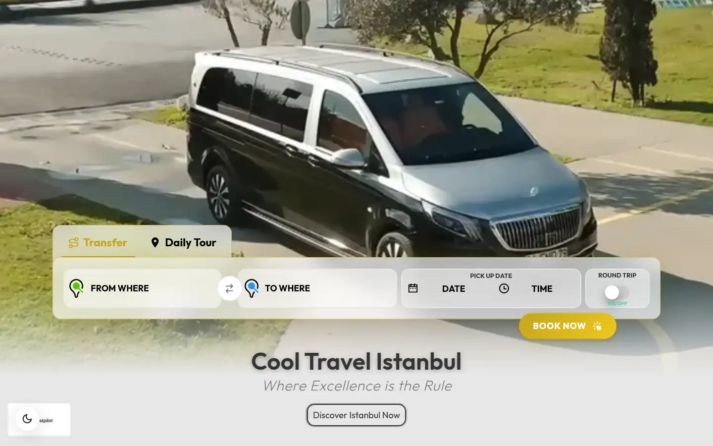 Screenshot of cooltravelistanbul.com
