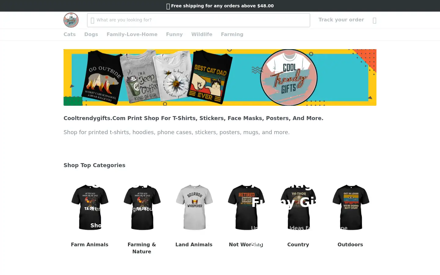 Screenshot of cooltrendygifts.com