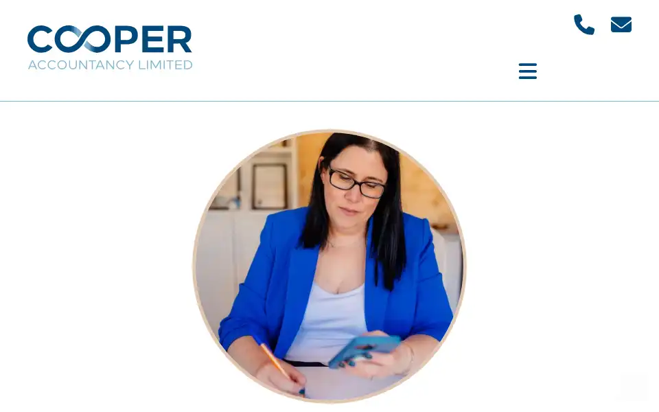 Screenshot of cooperaccountancy.co.uk