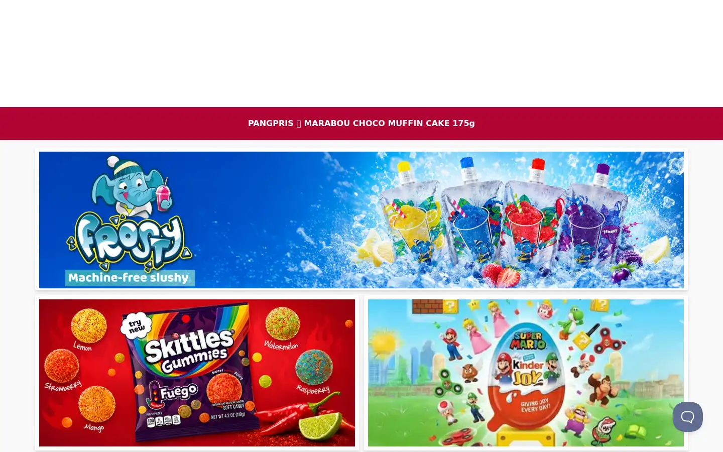 Screenshot of cooperscandy.com