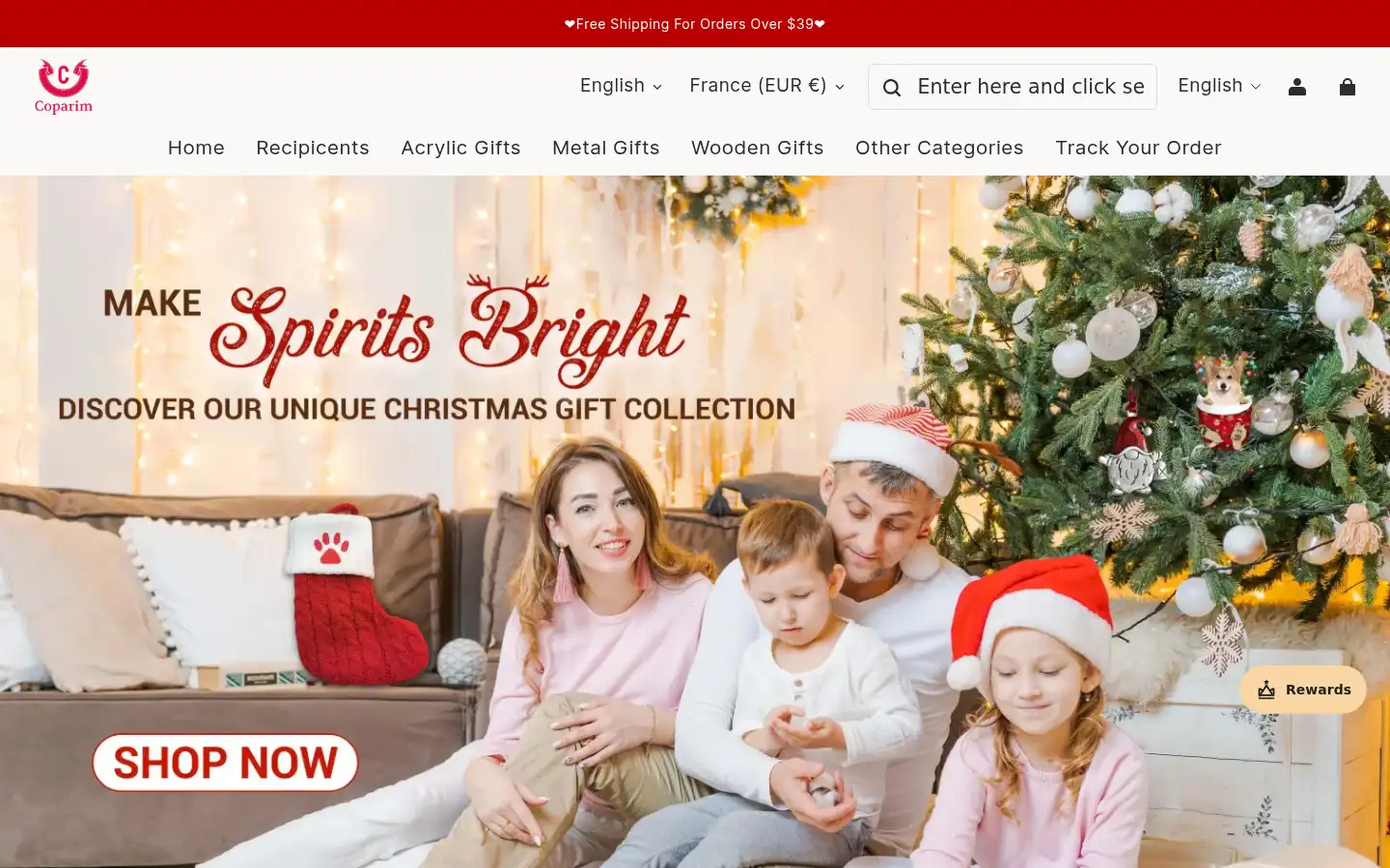 Screenshot of coparim.com
