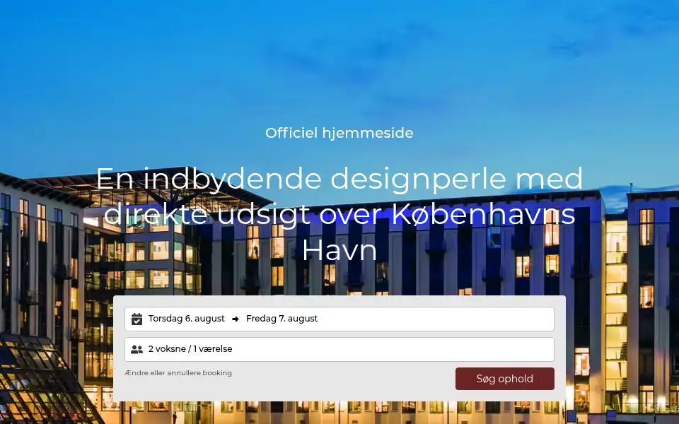 Screenshot of copenhagenisland.dk
