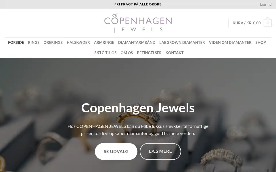 Screenshot of copenhagenjewels.dk
