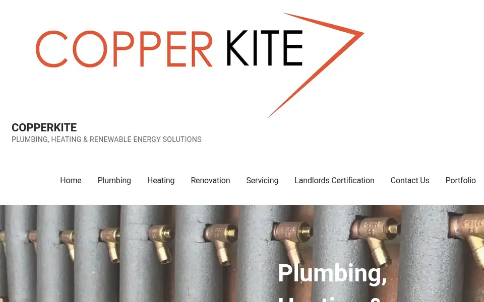 Screenshot of copperkite.co.uk