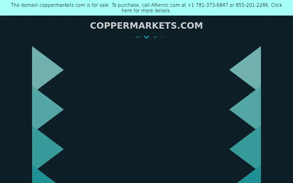 Screenshot of coppermarkets.com