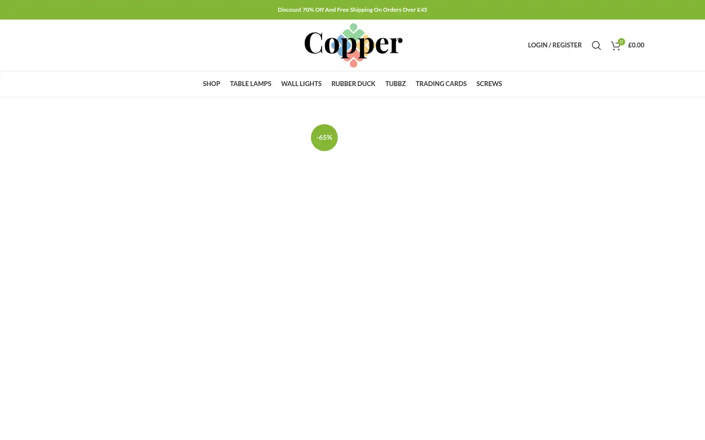 Screenshot of copperstyleproducts.com