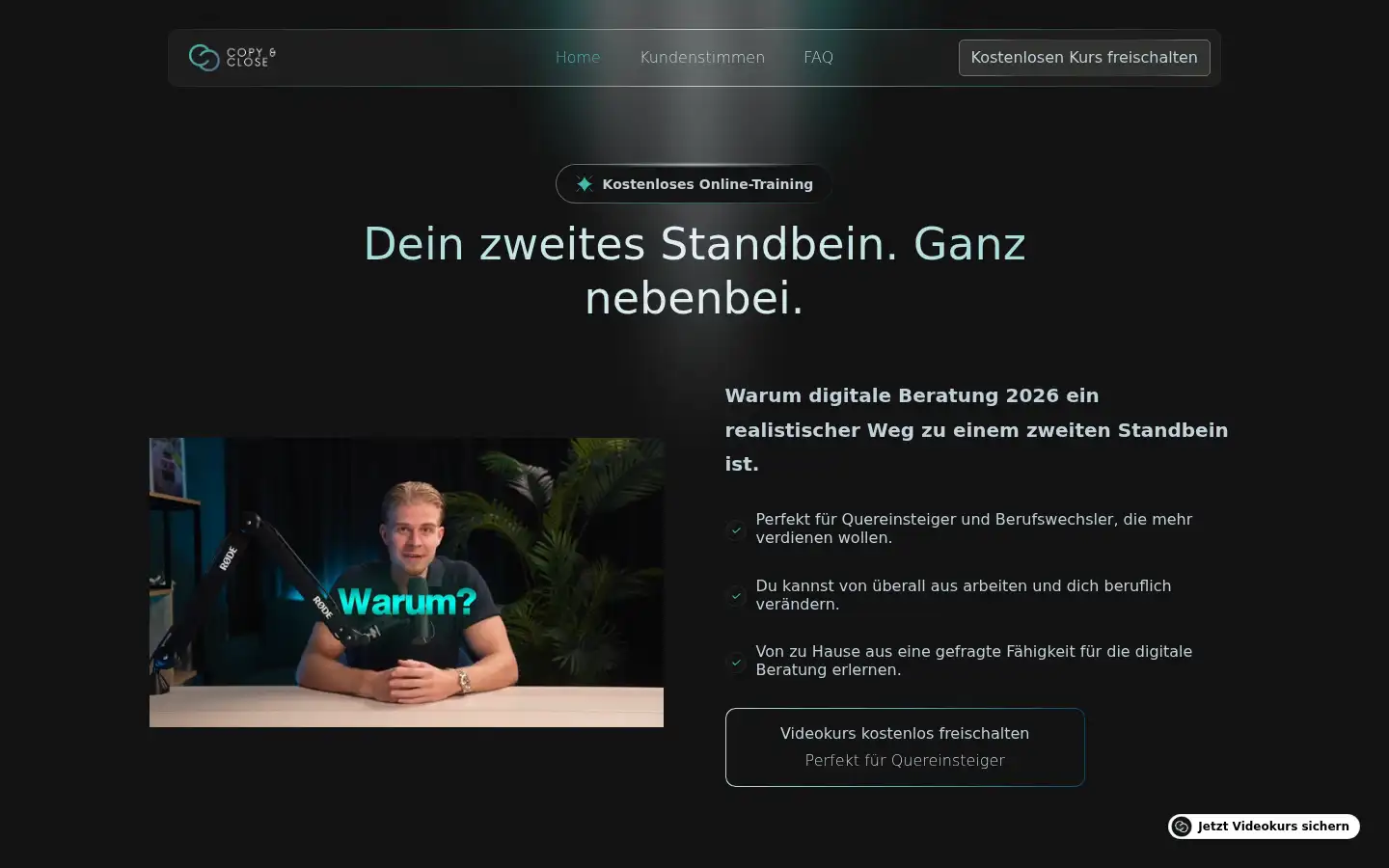 Screenshot of copy-close.com