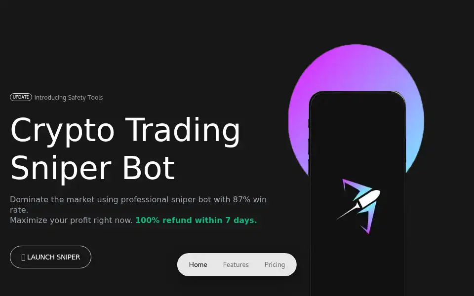 Screenshot of copy-tradingbot.com