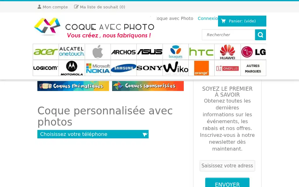 Screenshot of coque-avec-photo.com