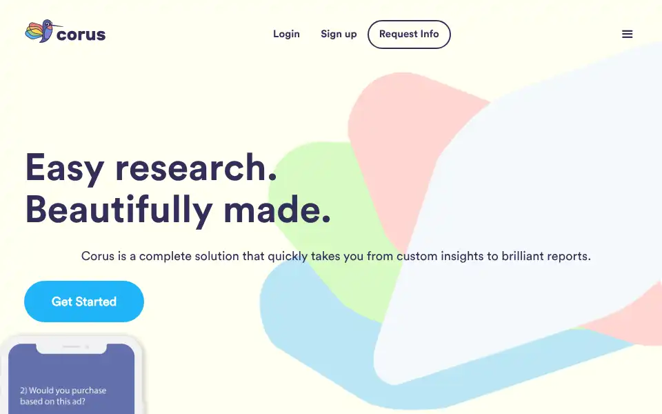 Screenshot of cor.us