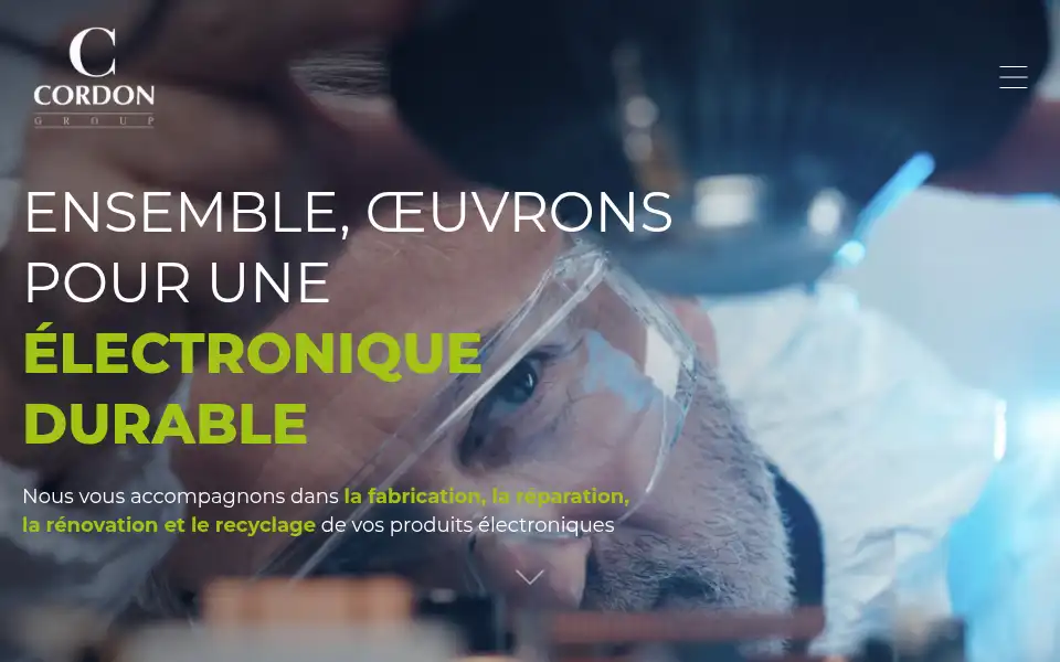 Screenshot of cordongroup.com