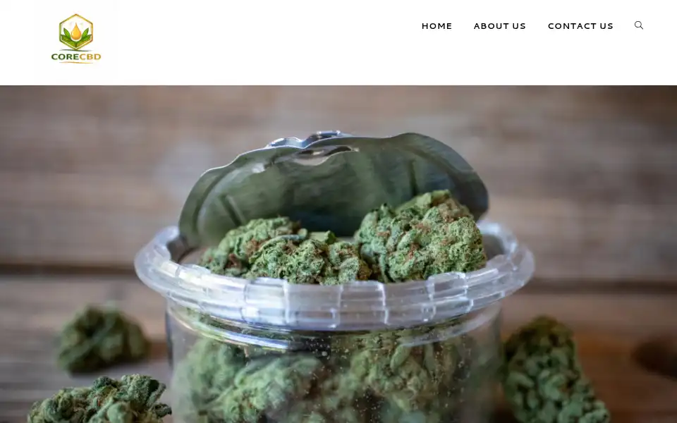 Screenshot of corecbd.com