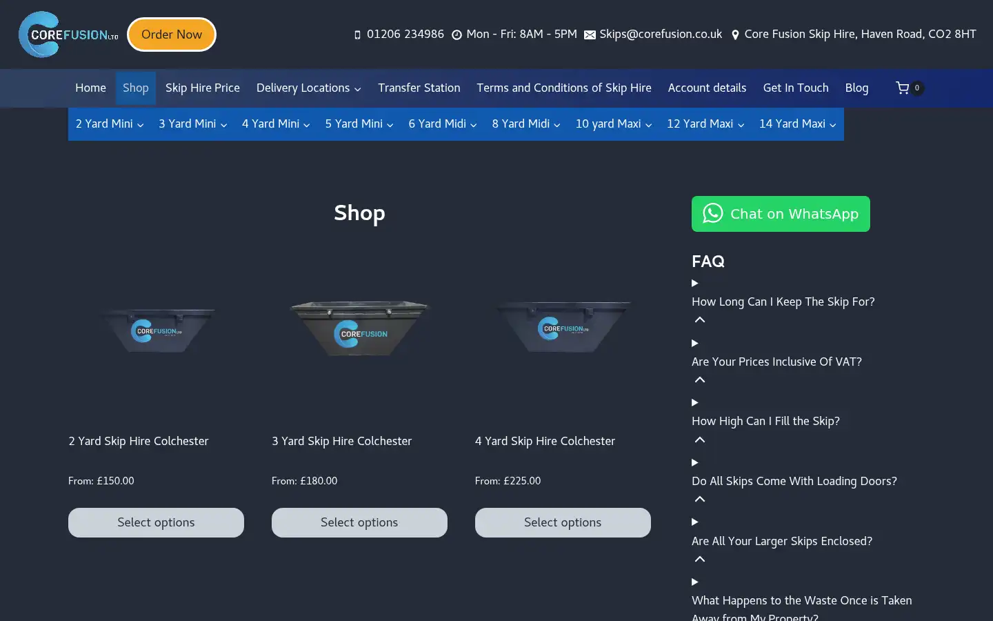 Screenshot of corefusion.co.uk
