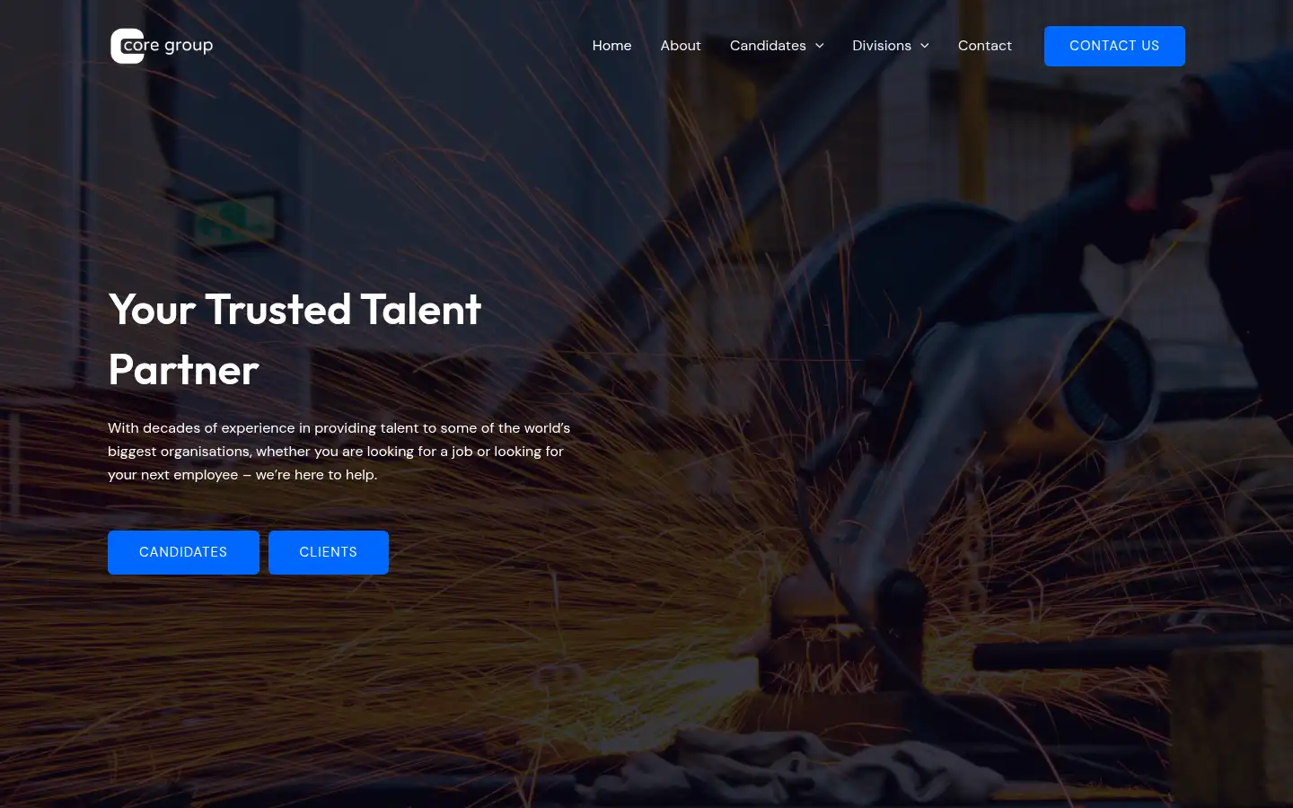 Screenshot of coregroup.org.uk