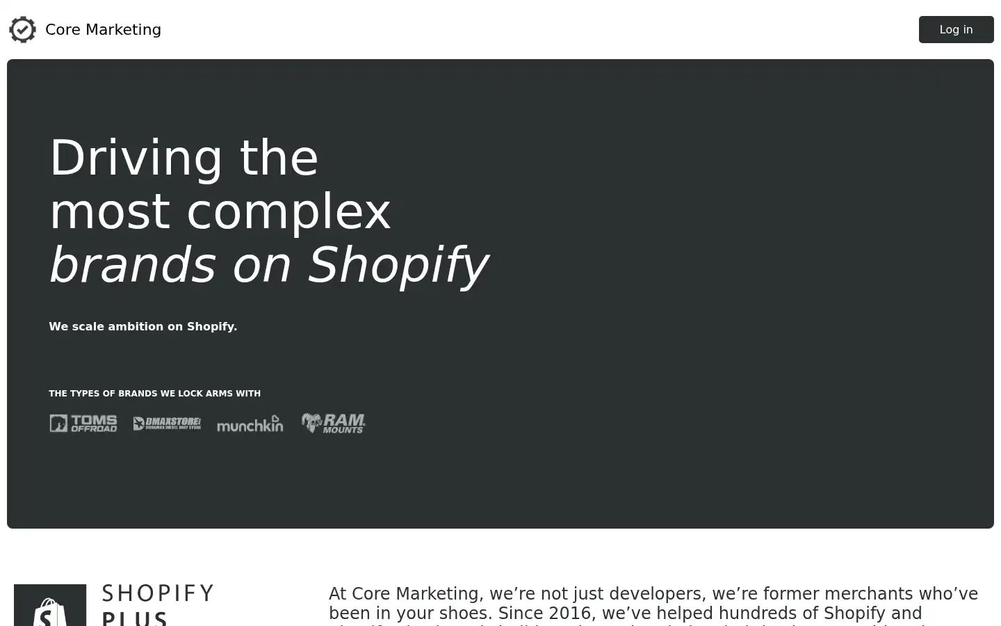Screenshot of coremarketing.top