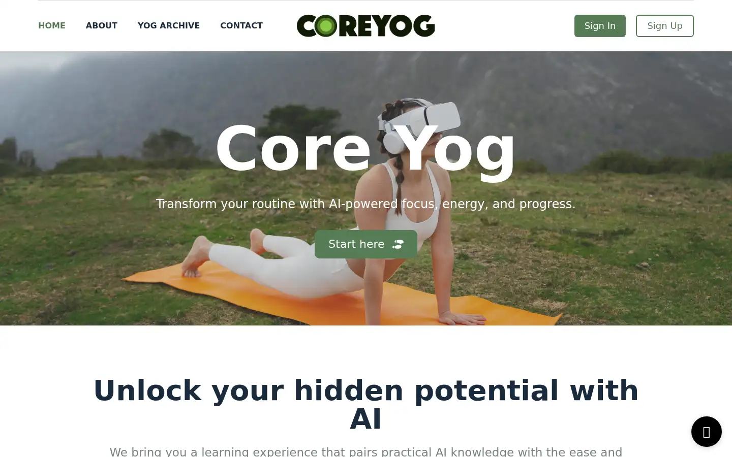 Screenshot of coreyog.com