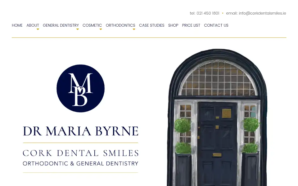 Screenshot of corkdentalsmiles.ie