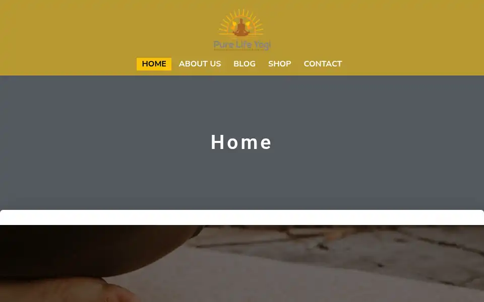 Screenshot of corkyogamats.ca