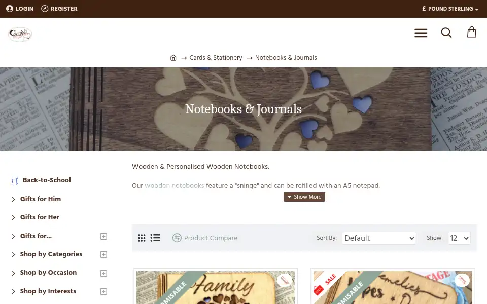 Screenshot of cornishwhispers.co.uk