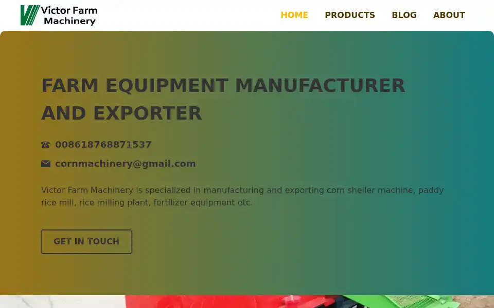 Screenshot of cornmachine.com