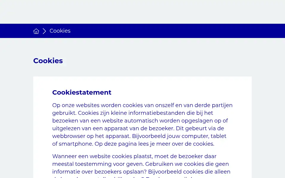 Screenshot of coronatest.nl