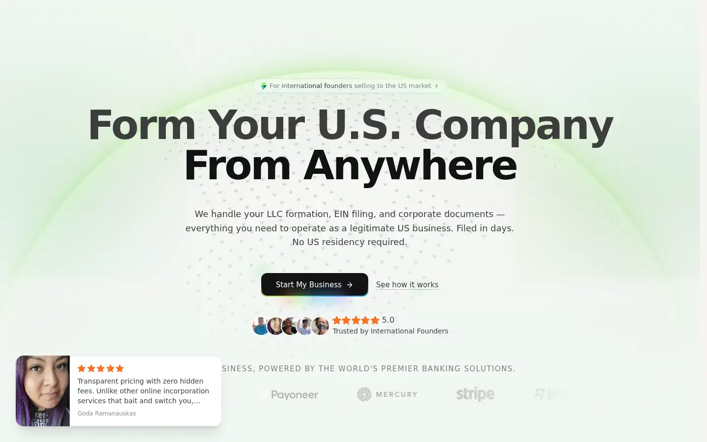 Screenshot of corpbolt.com