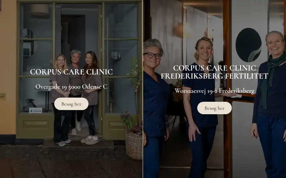 Screenshot of corpuscare-clinic.dk