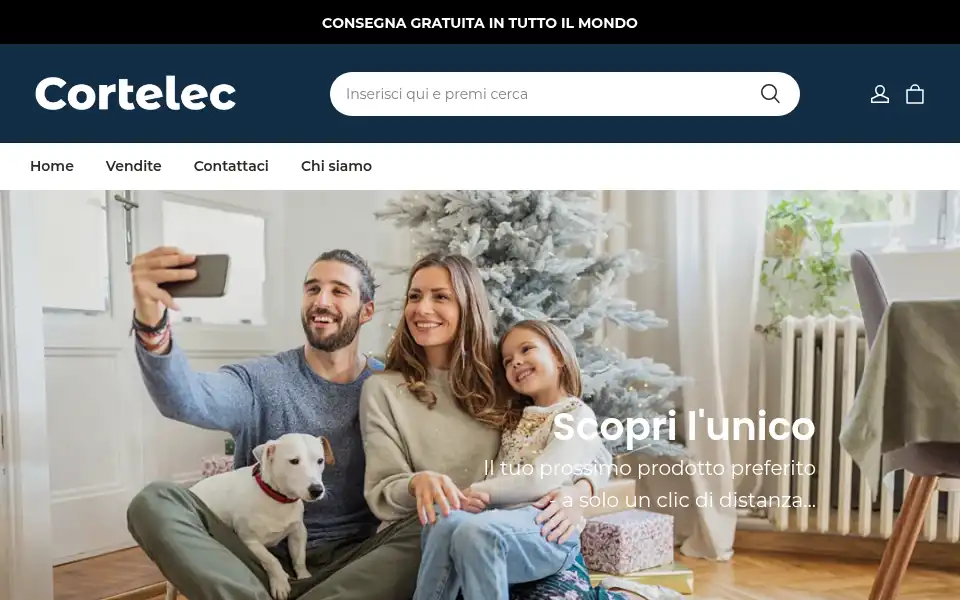 Screenshot of cortelec.com