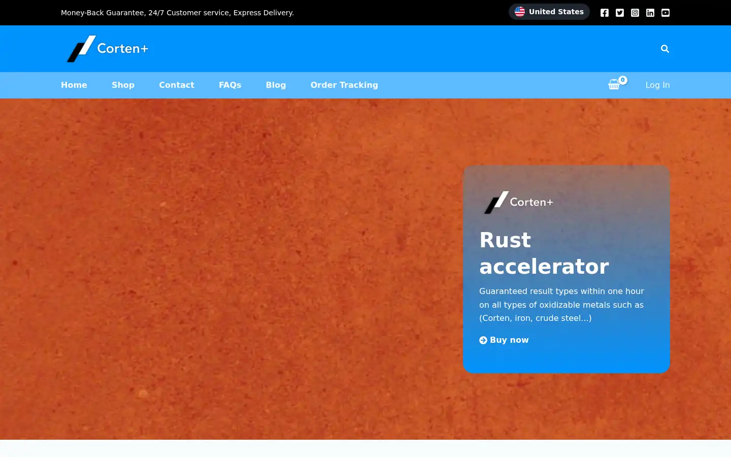 Screenshot of cortenplus.com
