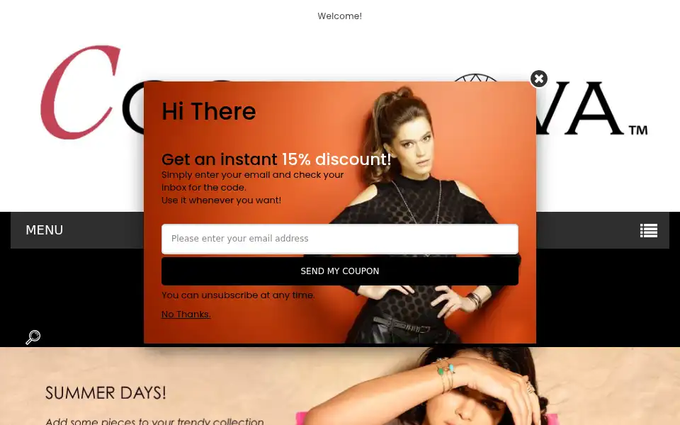 Screenshot of cosanuova.us