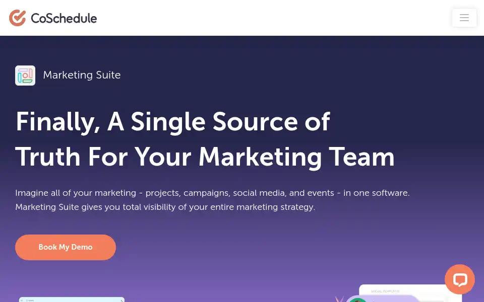 Screenshot of coschedule.com