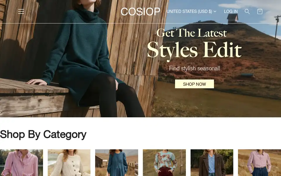 Screenshot of cosiop.com