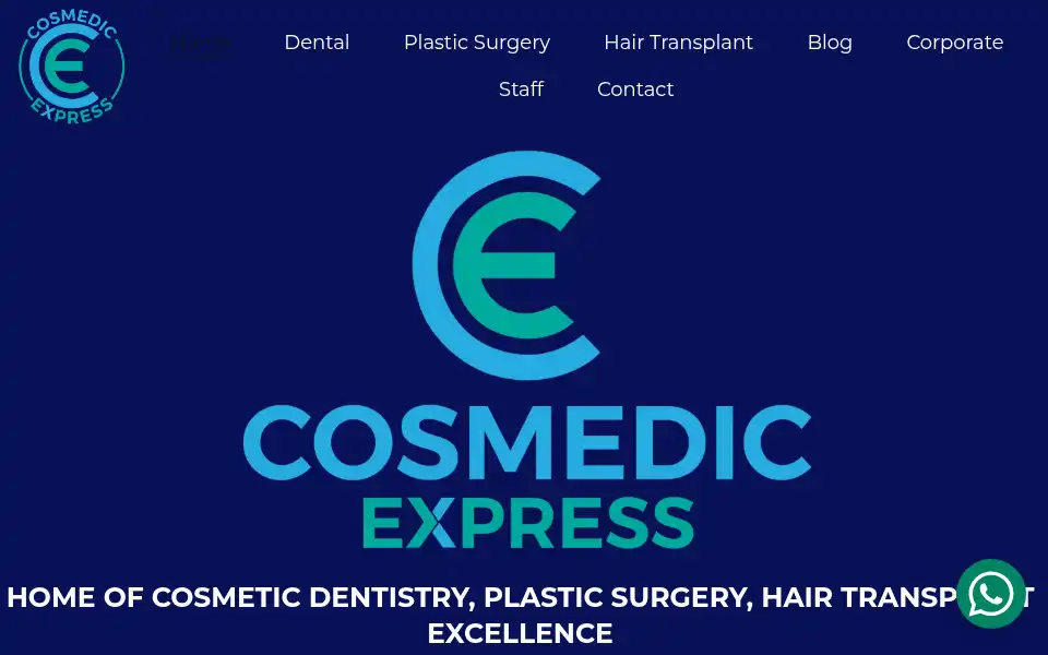 Screenshot of cosmedicexpress.com