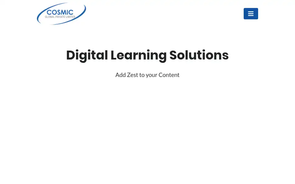 Screenshot of cosmicgloballimited.com
