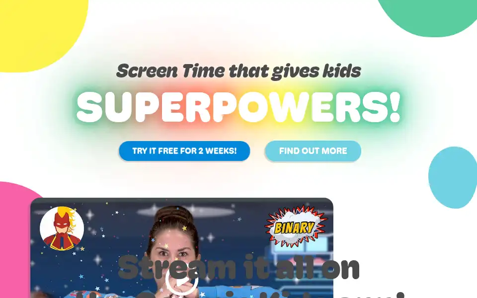 Screenshot of cosmickids.com