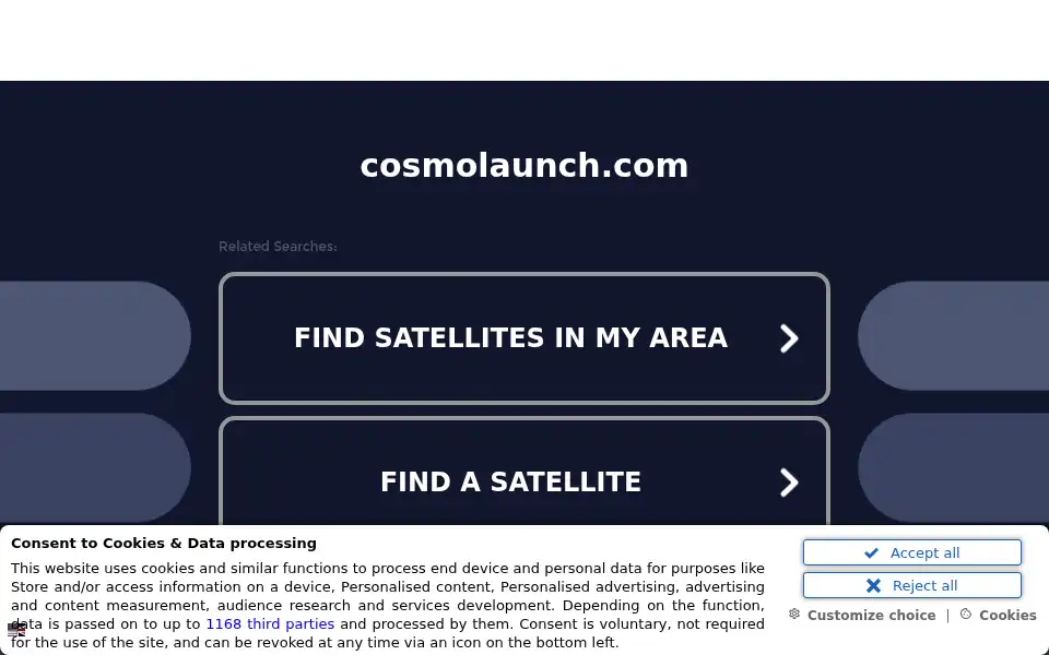 Screenshot of cosmolaunch.com