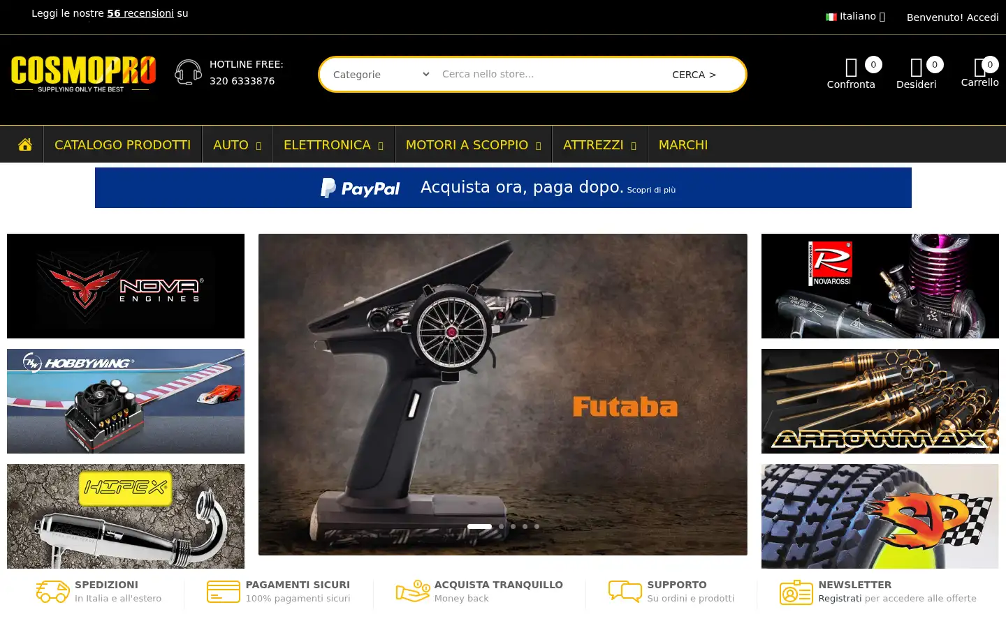 Screenshot of cosmopro.it